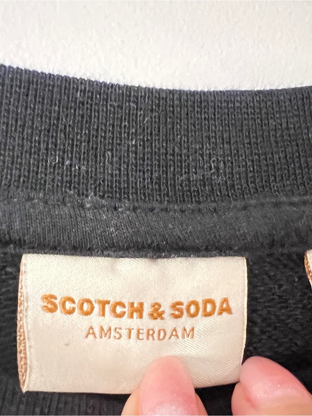 Scotch & Soda Amsterdam New York Sweatshirt Women’s XS Black Crewneck - Picture 4 of 6